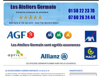 ateliers-germain-plombier.com website preview