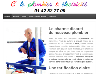 cleplombier.com website preview