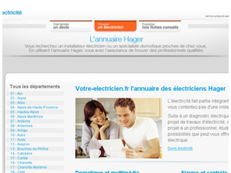 votre-electricien.fr website preview