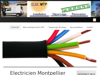 electricien-montpellier.net website preview
