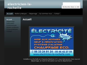 electricien-la-rochelle.com website preview