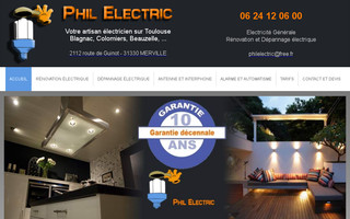 electricien-merville.com website preview