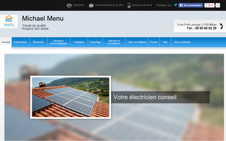 electricien-millau.fr website preview