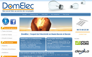 dom-elec.fr website preview