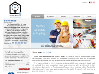 lartisan-electricien.fr website preview