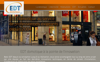 edt-domotique.fr website preview