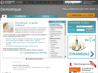 domotique.comprendrechoisir.com website preview