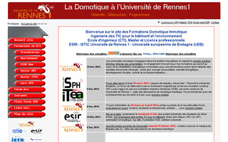 domotique.univ-rennes1.fr website preview