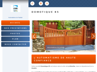 domotique85.fr website preview