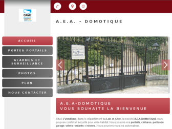 aea-domotique.fr website preview