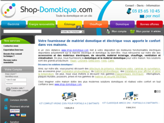 shop-domotique.com website preview