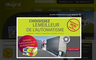 diagral.fr website preview