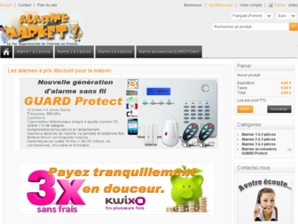 alarme-market.fr website preview
