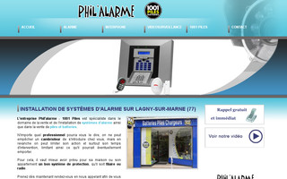 phil-alarme.fr website preview
