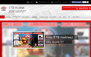 etb-alarme.com website preview