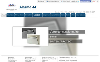 alarme-44.com website preview