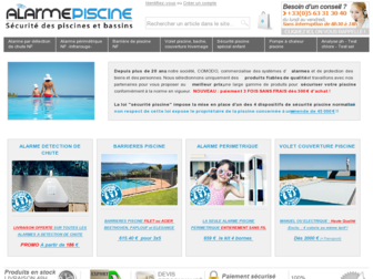 alarme-piscine.com website preview