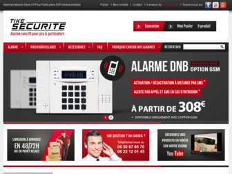 tike-securite.fr website preview