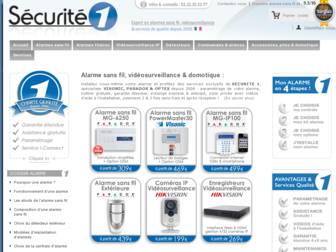 securite1.fr website preview