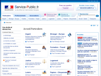 service-public.fr website preview