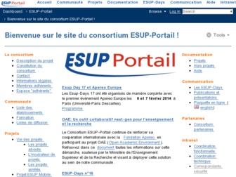 esup-portail.org website preview
