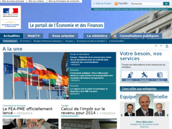economie.gouv.fr website preview