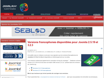 joomla.fr website preview
