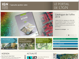 ign.fr website preview