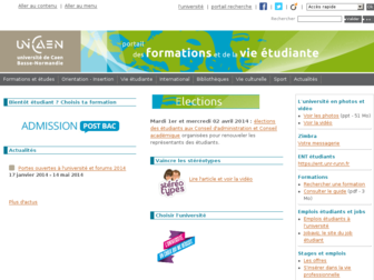 webetu.unicaen.fr website preview
