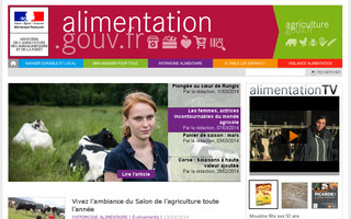 alimentation.gouv.fr website preview