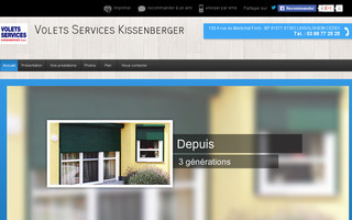 volets-kissenberger.fr website preview