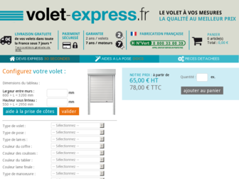 volet-express.fr website preview