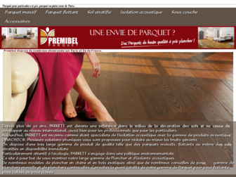 parkett.fr website preview