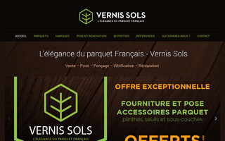 parquet-vernis-sols.fr website preview