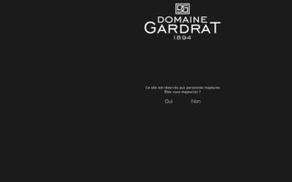 domaine-gardrat.fr website preview