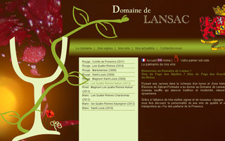 domaine-lansac.com website preview