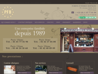 pompes-funebres-bertrand.fr website preview