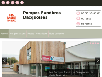 pompes-funebres-dacquoises.fr website preview