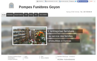pompes-funebres-goyon.fr website preview