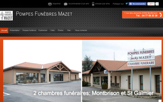 pompes-funebres-mazet.fr website preview