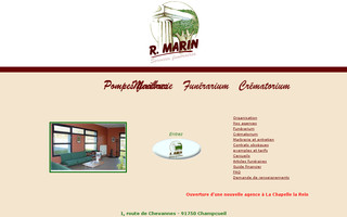 pompes-funebres-marin.com website preview