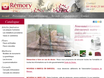 remory-pompes-funebres.com website preview