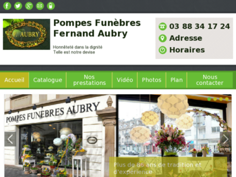 pompesfunebres-aubry.com website preview