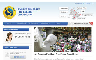 pompes-funebres-lyon.com website preview