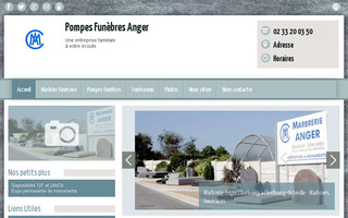 pompes-funebres-anger.com website preview