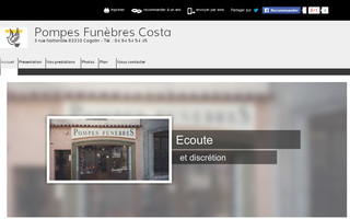 pompes-funebres-costa.com website preview