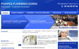 pompesfunebres-dorin.com website preview