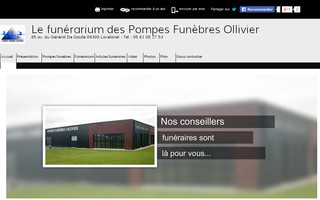 pompes-funebres-ollivier-ariege.fr website preview
