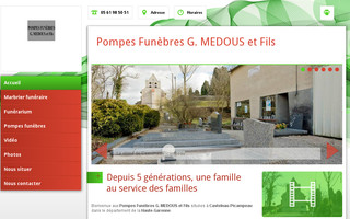 pompes-funebres-medous-31.com website preview