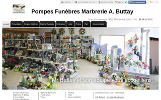 pompes-funebres-marbrerie-buttay.com website preview